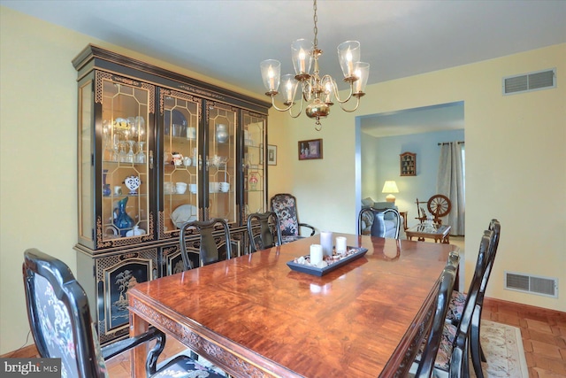 74 Acker Rd, Newport, PA 17074 - dining room with a chandelier and baseboards