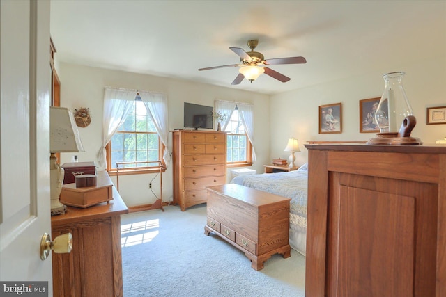 74 Acker Rd, Newport, PA 17074 - bedroom featuring light colored carpet and ceiling fan