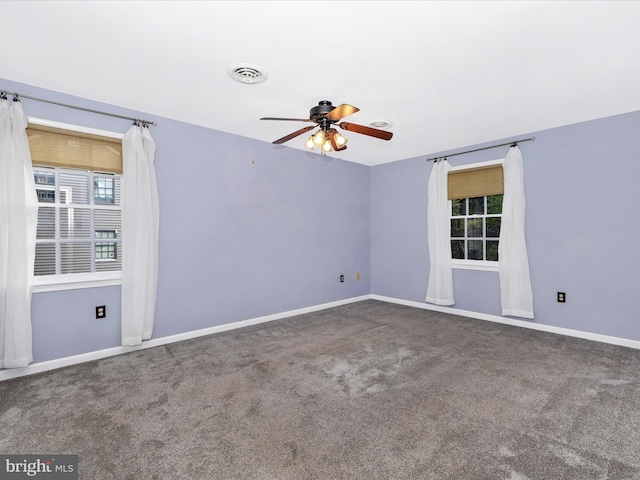 6848 Whistling Swan Way, New Market, MD 21774 - unfurnished room featuring healthy amount of natural light, ceiling fan, and carpet floors