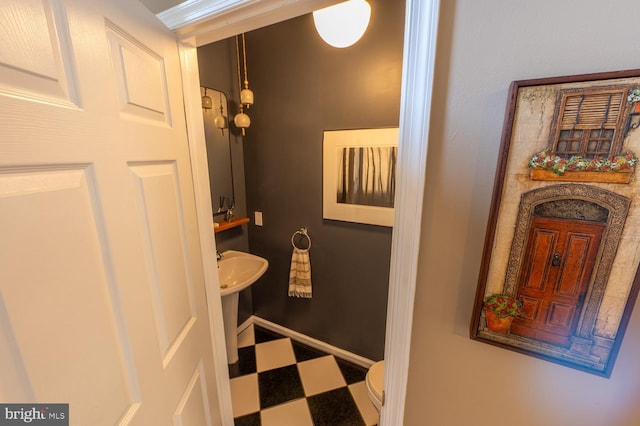 2440 Saddlebrook Rd, Macungie, PA 18062 - half bathroom with tile patterned floors and toilet