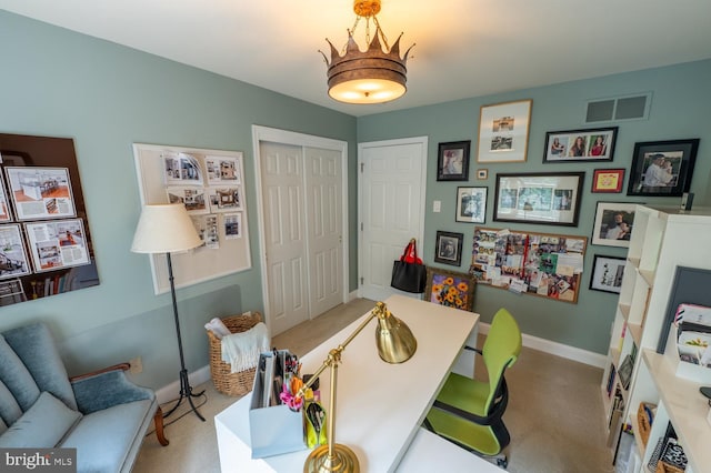 2440 Saddlebrook Rd, Macungie, PA 18062 - carpeted office space featuring baseboards