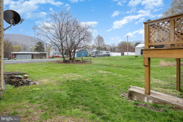 17 Clark St, Duncannon, PA 17020 - view of yard featuring a wooden deck