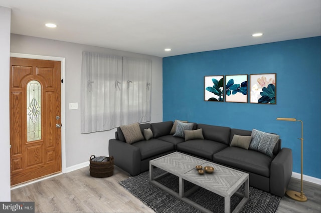 1932 Inverton Rd, Baltimore, MD 21222 - living room with wood finished floors and recessed lighting