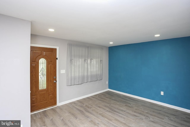 1932 Inverton Rd, Baltimore, MD 21222 - foyer entrance with wood finished floors and recessed lighting