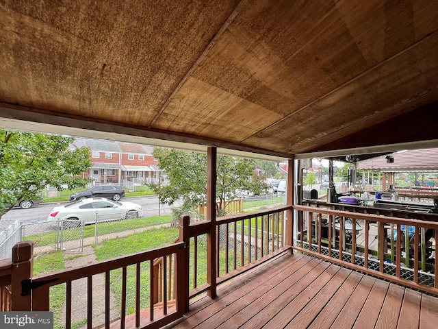 1932 Inverton Rd, Baltimore, MD 21222 - view of wooden terrace