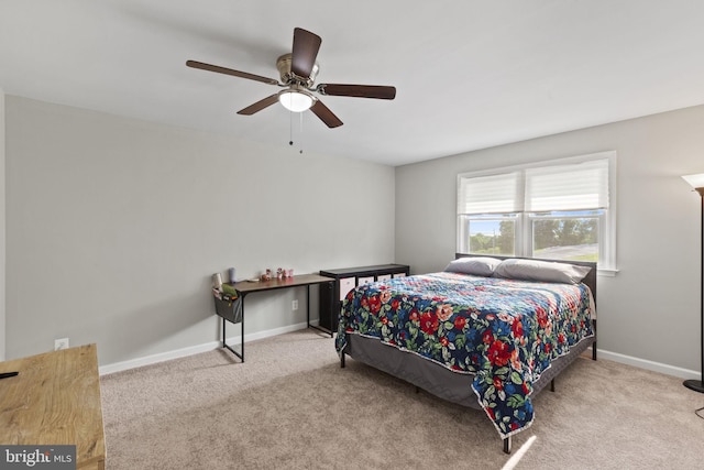 23170 Longview Blvd, Bushwood, MD 20618 - bedroom with carpet floors, baseboards, and a ceiling fan