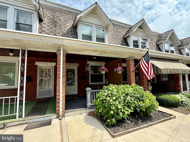 344 S Reading Ave, Boyertown, PA 19512 - property entrance with a porch and brick siding