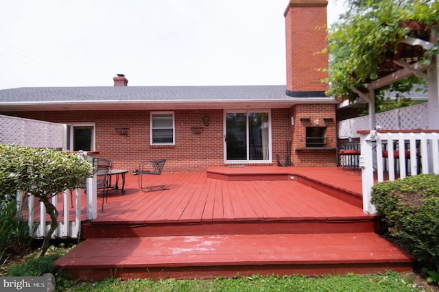 36 Algonquin Rd, Cambridge, MD 21613 - view of wooden deck