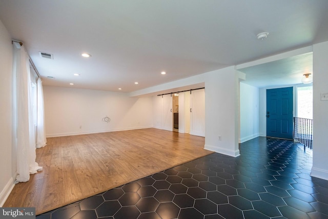 549 E Lafayette Dr, West Chester, PA 19382 - spare room with recessed lighting, a smoke detector, and tile patterned floors