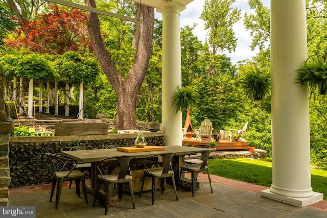 11 Conshohocken State Rd, Gladwyne, PA 19035 - view of patio featuring outdoor dining area