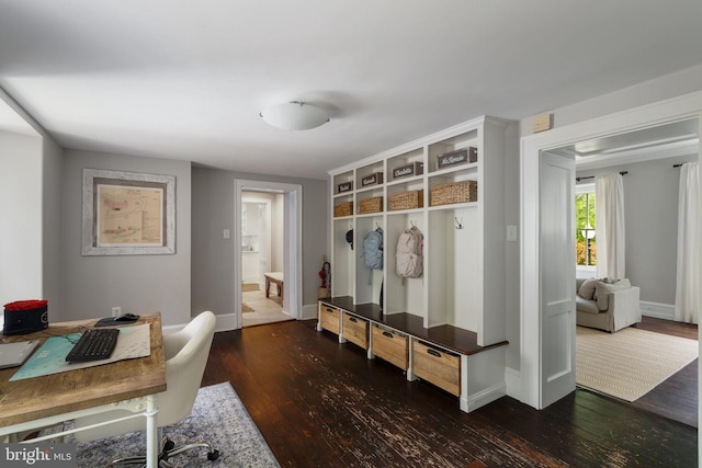 11 Conshohocken State Rd, Gladwyne, PA 19035 - mudroom featuring wood finished floors and baseboards