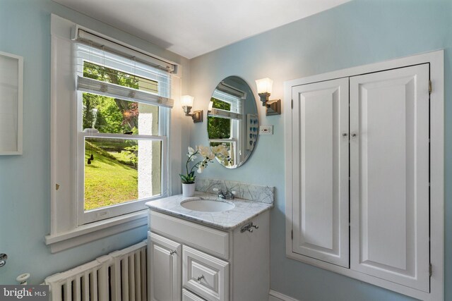 11 Conshohocken State Rd, Gladwyne, PA 19035 - bathroom featuring radiator and vanity