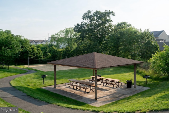 20468 Alicent Ter, Ashburn, VA 20147 - view of property's community featuring a gazebo and a yard