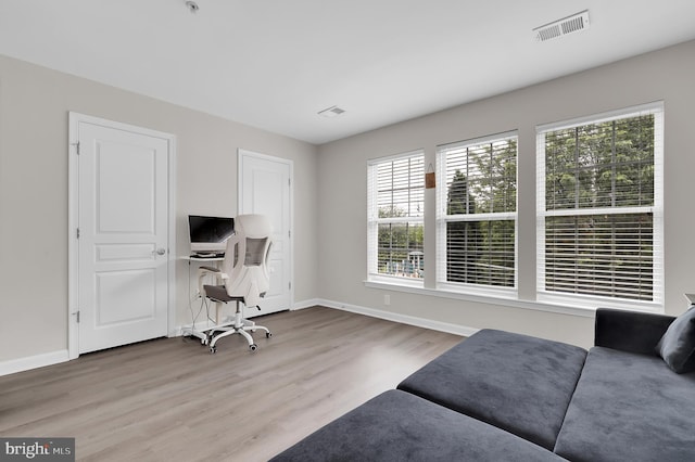 1813 Wheyfield Dr Unit 10-A, Frederick, MD 21701 - home office featuring wood finished floors and baseboards