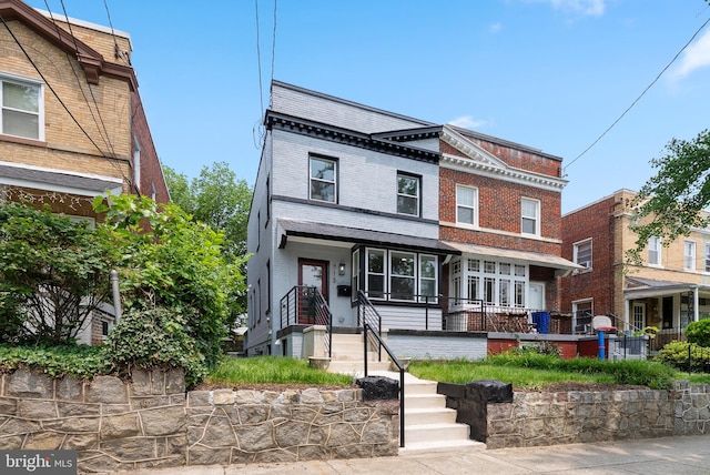 713 Tewkesbury Pl NW, Washington, DC 20012 - townhome / multi-family property with brick siding