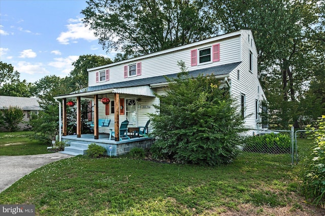 412 Marshall Ave, Colonial Beach, VA 22443 - view of front of house with a porch