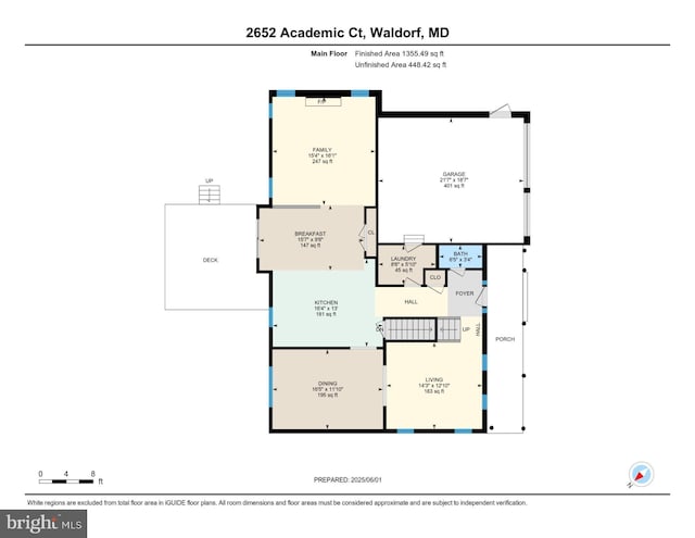 2652 Academic Ct, Waldorf, MD 20603 - home floor plan