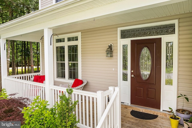 240 Charleston Rd, Ocean Pines, MD 21811 - property entrance featuring a porch