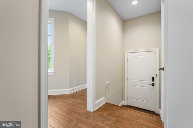 415 Pyles Mountain Ln, Avondale, PA 19311 - foyer featuring light wood-style flooring and recessed lighting