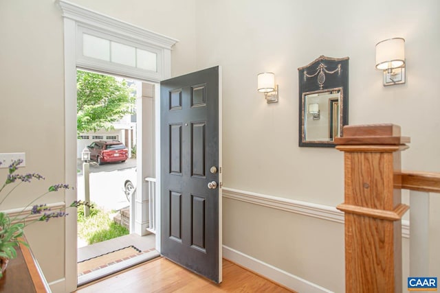 2105 Avinity Loop, Charlottesville, VA 22902 - entrance foyer featuring wood finished floors and baseboards