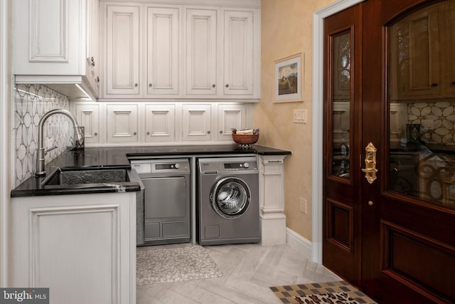 103 Marian Dr, Princeton Junction, NJ 08550 - laundry area with cabinet space and washing machine and clothes dryer