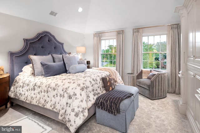 103 Marian Dr, Princeton Junction, NJ 08550 - bedroom with light colored carpet and vaulted ceiling