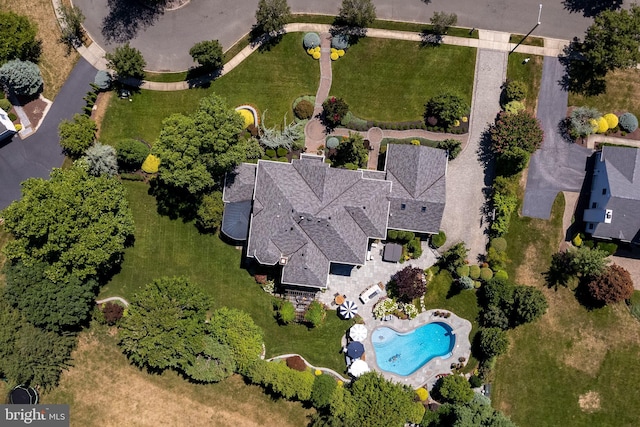 103 Marian Dr, Princeton Junction, NJ 08550 - aerial overview of property's location with a pool area