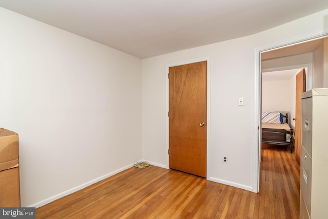 2301 Yellowstone Rd, Cinnaminson, NJ 08077 - unfurnished bedroom featuring wood finished floors and baseboards