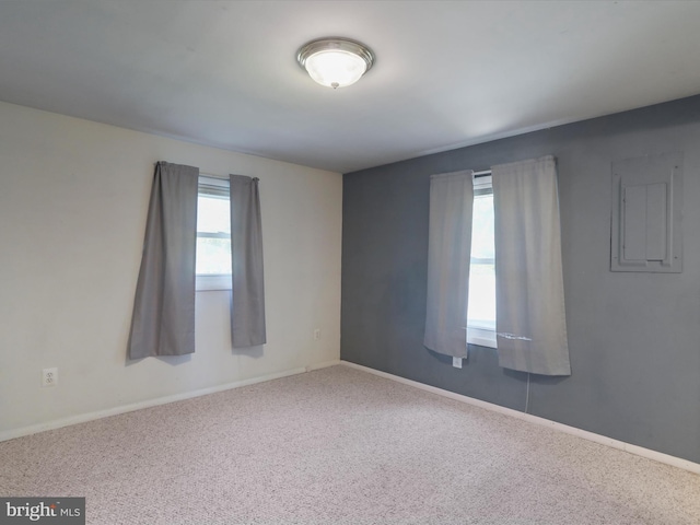 18540 Brooke Rd, Sandy Spring, MD 20860 - unfurnished room featuring carpet, baseboards, and electric panel