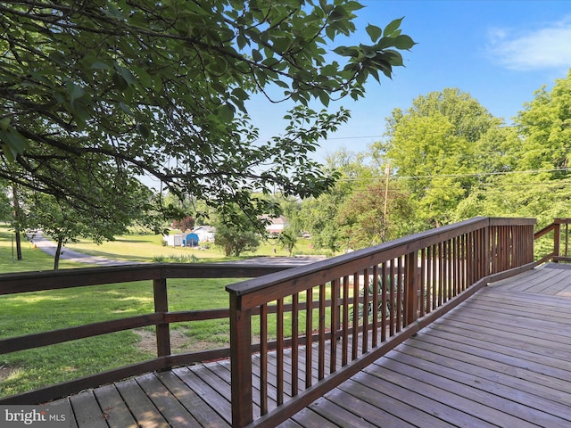 18540 Brooke Rd, Sandy Spring, MD 20860 - wooden deck featuring a yard