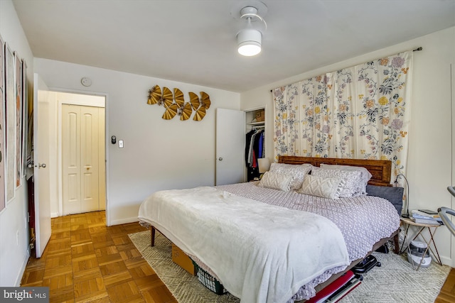 3900 Tunlaw Rd NW Unit 118, Washington, DC 20007 - bedroom with a closet and baseboards