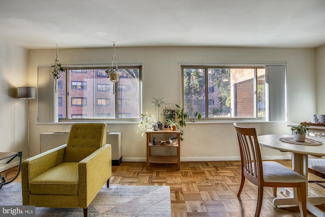 3900 Tunlaw Rd NW Unit 118, Washington, DC 20007 - dining room featuring healthy amount of natural light and baseboards