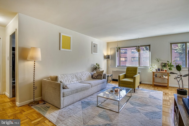 3900 Tunlaw Rd NW Unit 118, Washington, DC 20007 - living area with baseboards