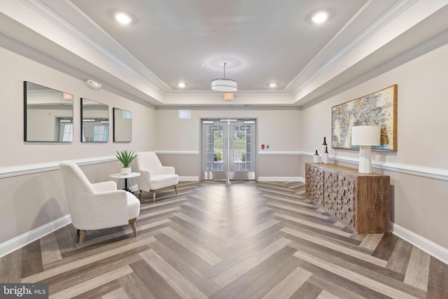 401 Bold Ruler Ct Unit 302, Havre De Grace, MD 21078 - lobby with crown molding and recessed lighting