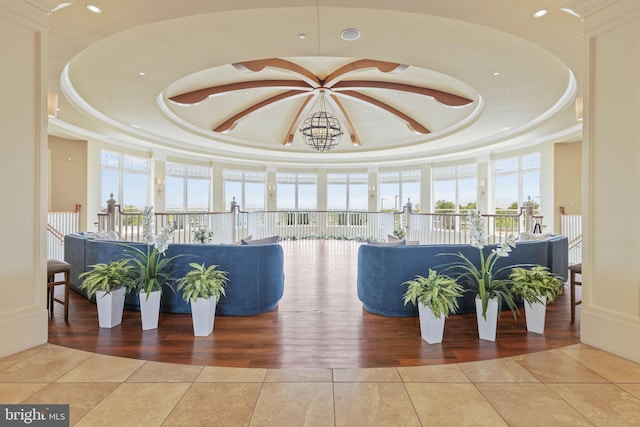 401 Bold Ruler Ct Unit 302, Havre De Grace, MD 21078 - community lobby featuring crown molding and recessed lighting
