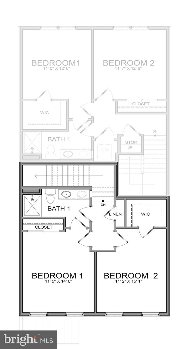 1807 Arch St Unit 21E, Norristown, PA 19401 - floor plan / room layout