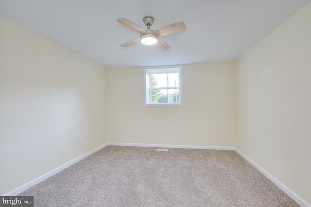 9708 Martinsburg Rd, Hedgesville, WV 25427 - carpeted empty room featuring baseboards and a ceiling fan