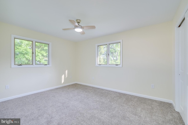 9708 Martinsburg Rd, Hedgesville, WV 25427 - unfurnished room featuring carpet flooring, a ceiling fan, and baseboards