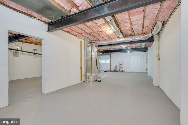 9708 Martinsburg Rd, Hedgesville, WV 25427 - basement featuring heating unit
