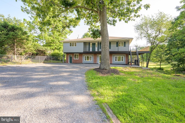 9708 Martinsburg Rd, Hedgesville, WV 25427 - multi unit property featuring stairway and driveway