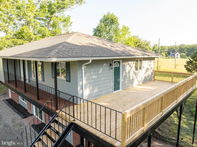 9708 Martinsburg Rd, Hedgesville, WV 25427 - deck with stairs