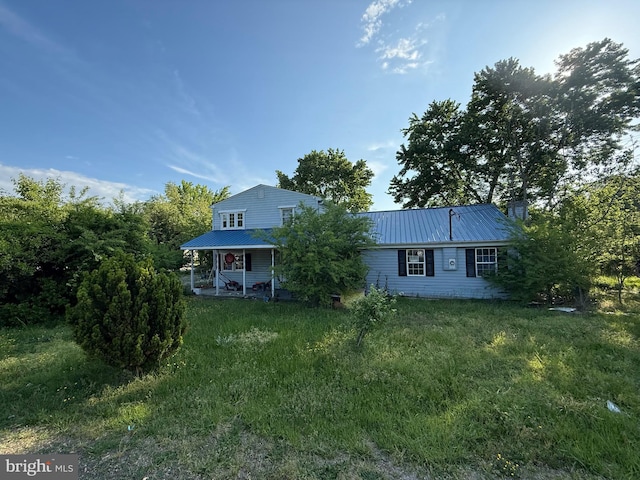 42264 Ridge Rd, Mechanicsville, MD 20659 - rear view of property featuring metal roof
