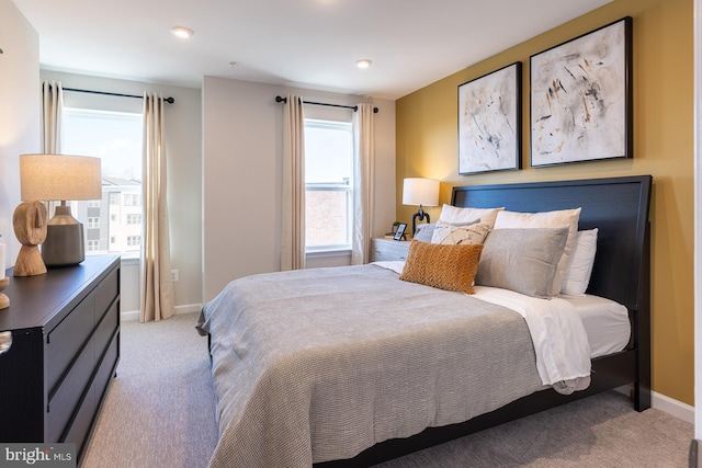 10009B American Pharoah Ln, Laurel, MD 20723 - bedroom featuring light carpet, baseboards, and recessed lighting