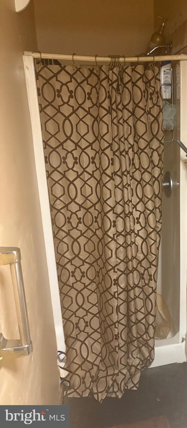 810 Locust St, Cambridge, MD 21613 - detailed view of curtained shower