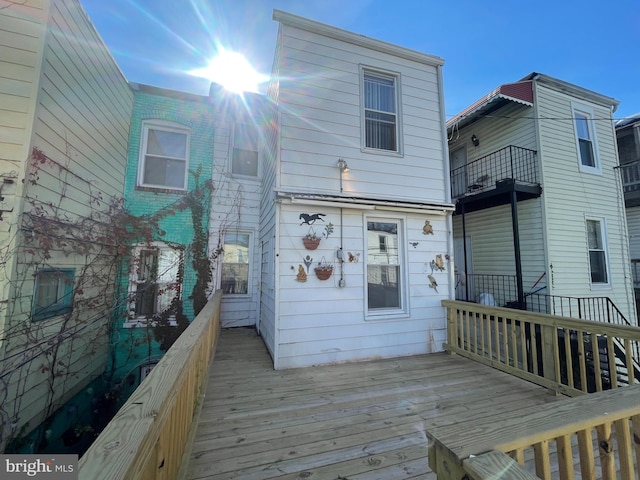 2808 Presstman St, Baltimore, MD 21216 - view of wooden terrace