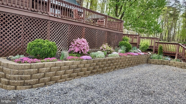 299 Valentine Acres Rd, Clearville, PA 15535 - view of yard with a wooden deck and a patio area