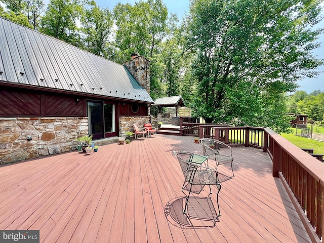 299 Valentine Acres Rd, Clearville, PA 15535 - view of deck