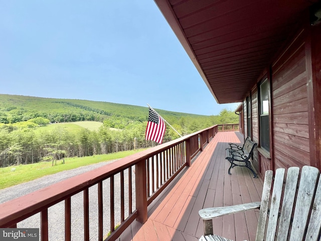 299 Valentine Acres Rd, Clearville, PA 15535 - deck with a view of trees