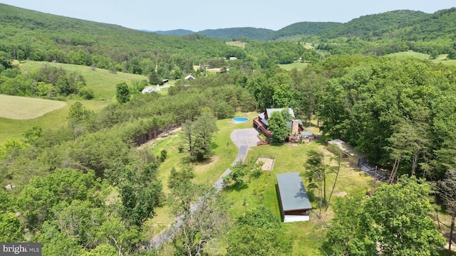 299 Valentine Acres Rd, Clearville, PA 15535 - view of subject property featuring a heavily wooded area and mountains