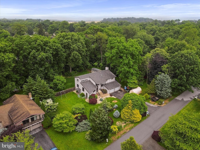 11815 Oriole Dr, Hagerstown, MD 21742 - view from above of property with a forest